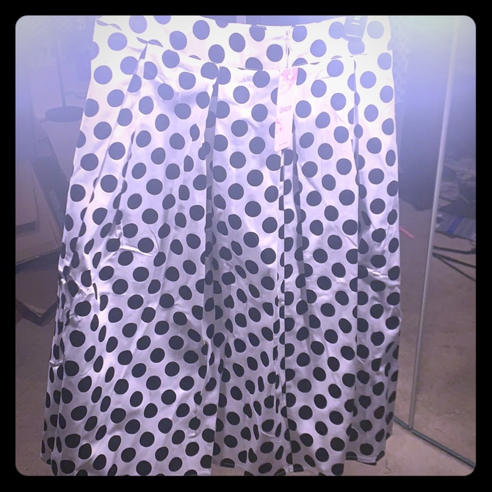 Poka dotted skirt